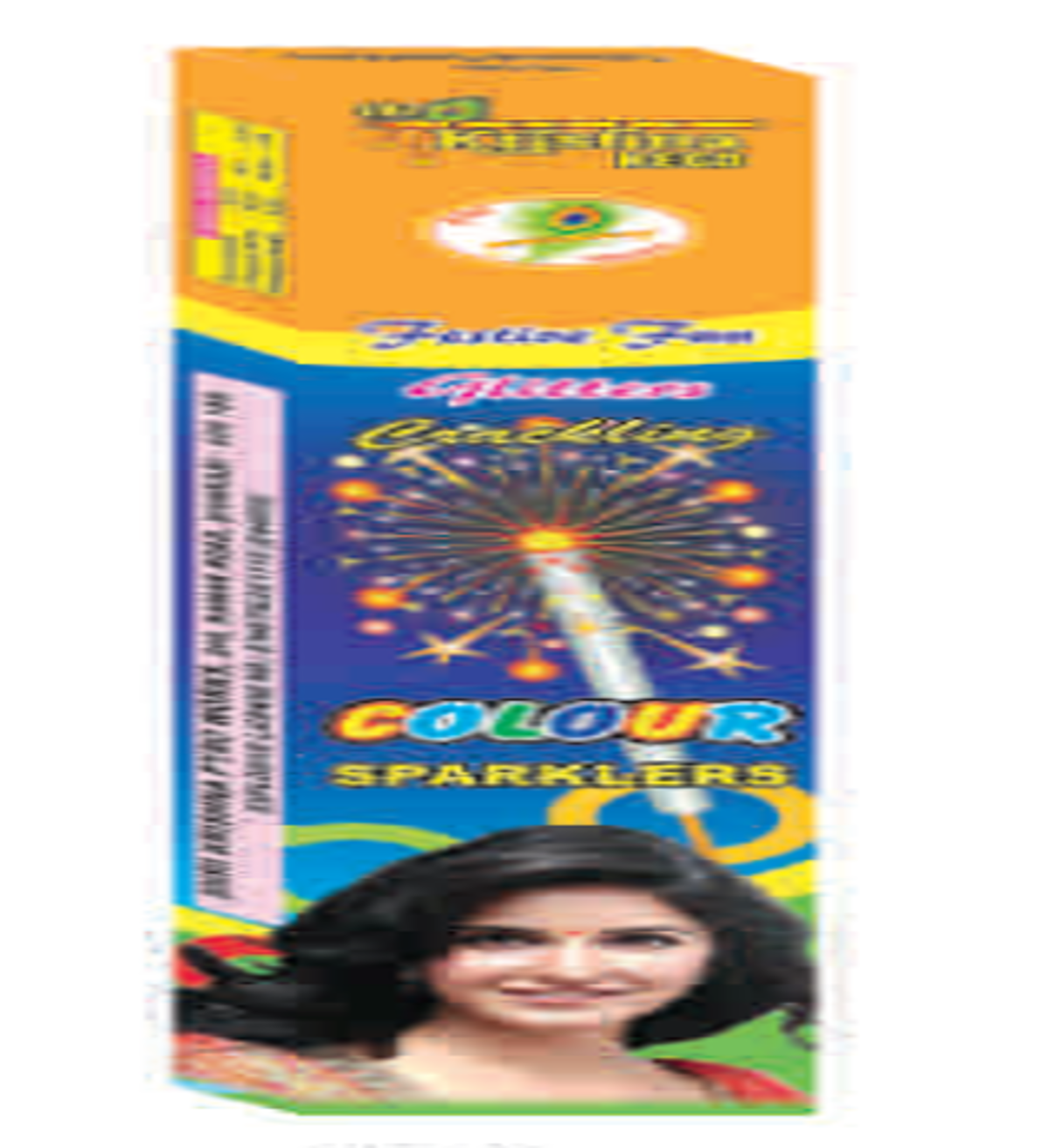 15 CM Coloured Sparklers | 10 Pcs | 1 Box<br> 15 செ.மீ கலர் கம்பி ( Krishna Crackers )