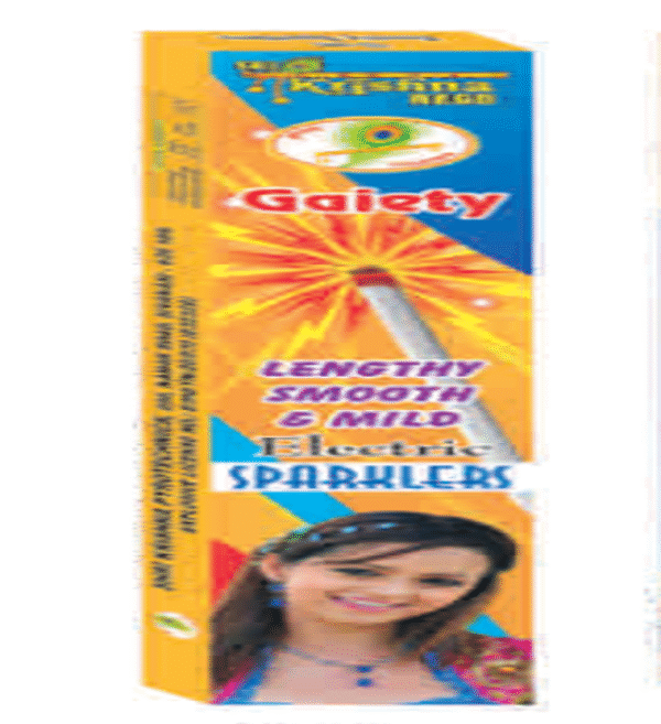15 CM Electric Sparklers | 10 Pcs | 1 Box<br>  15 செ.மீ சாதா கம்பி ( Krishna Crackers )