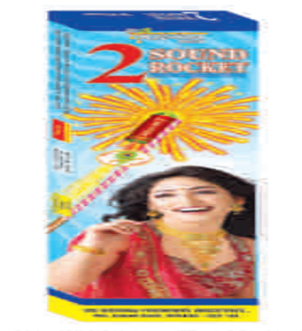 Double Sound / Lunik Rocket | 10 Pcs | 1 Box <br> லுனிக்  ராக்கெட்( Krishna Crackers )