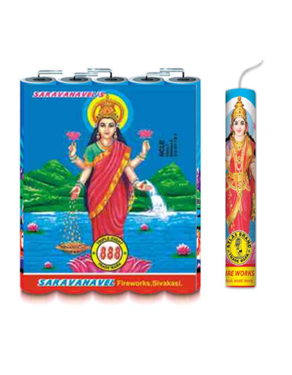 6"  Mega Lakshmi | 1 Pkt <br> 6" லட்சுமி