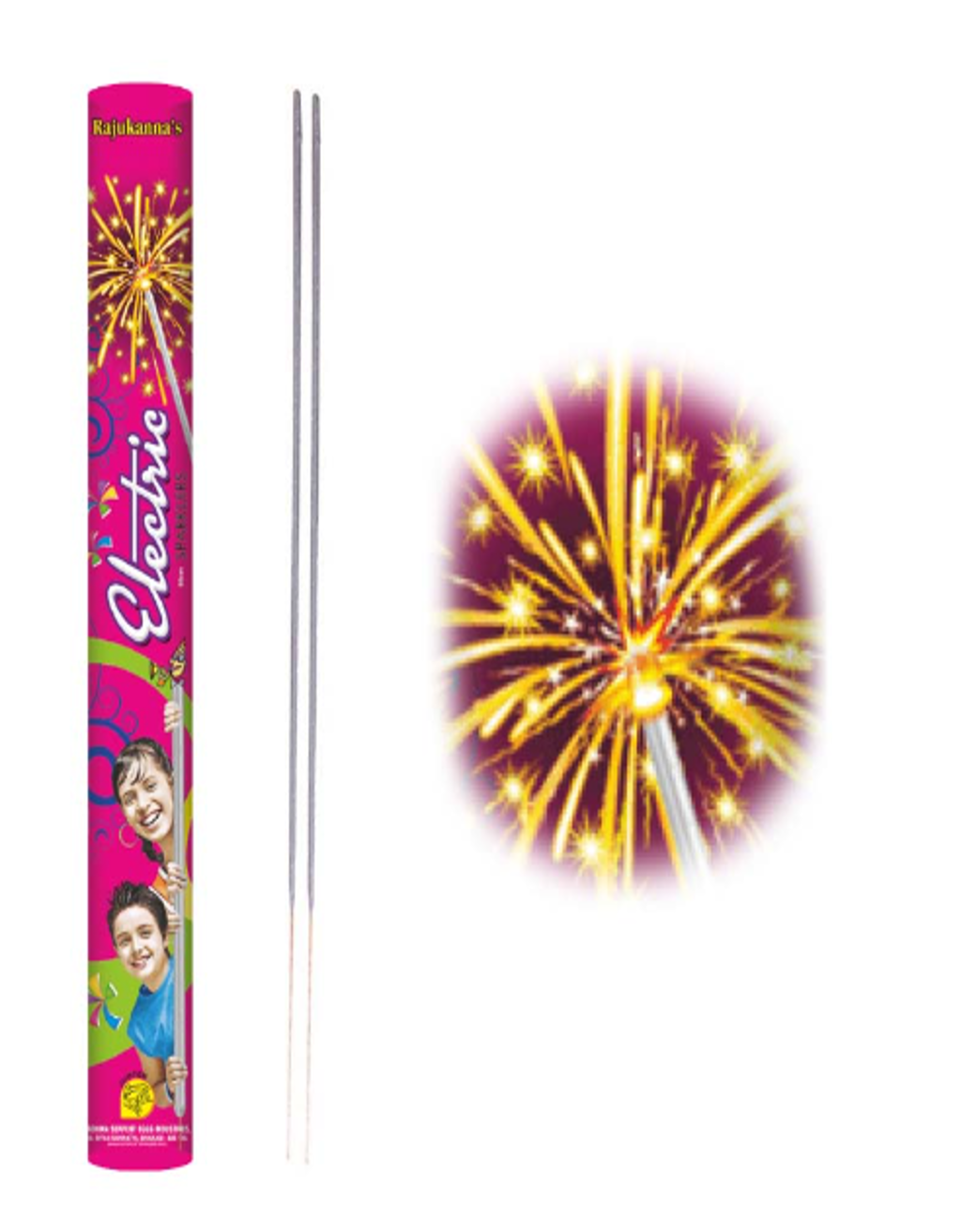 50 CM Electric Sparklers Pipe | 1 Tube | 5 Pcs <br>  50 செ.மீ சாதா கம்பி