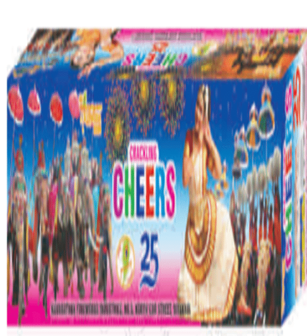 Crackling Cheers-25 | 1 Pc | 1 Box<br>கிராக்கிளிங் சீர்ஸ்-25  ( Krishna Crackers )