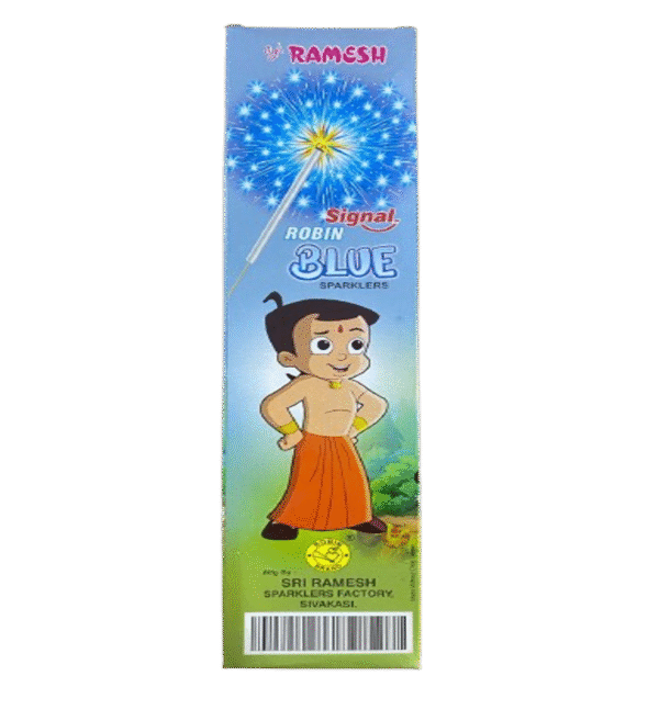 10 Cm Blue Sparklers  | 1 Box <br> 10 செ.மீ நீள கலர் கம்பி