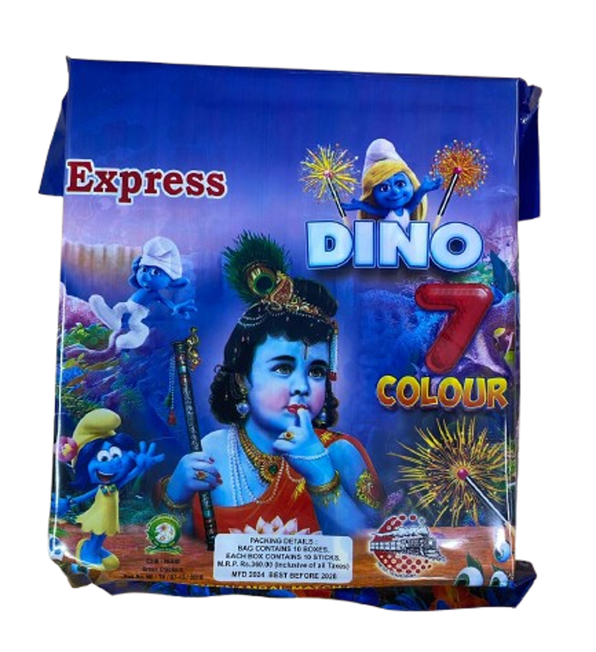 Dino Maha Jothi ( 5 in 1 ) Deluxe | 170 Sticks | 1 Box<br>டைனோ மஹா ஜோதி