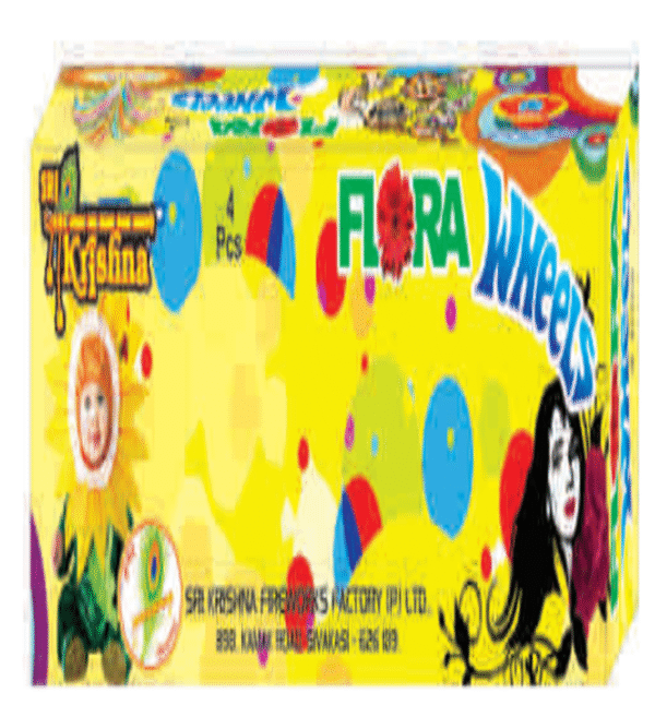 Flora Wheel  | 4 Pcs | 1 Box<br>ஃலோரா வீல்