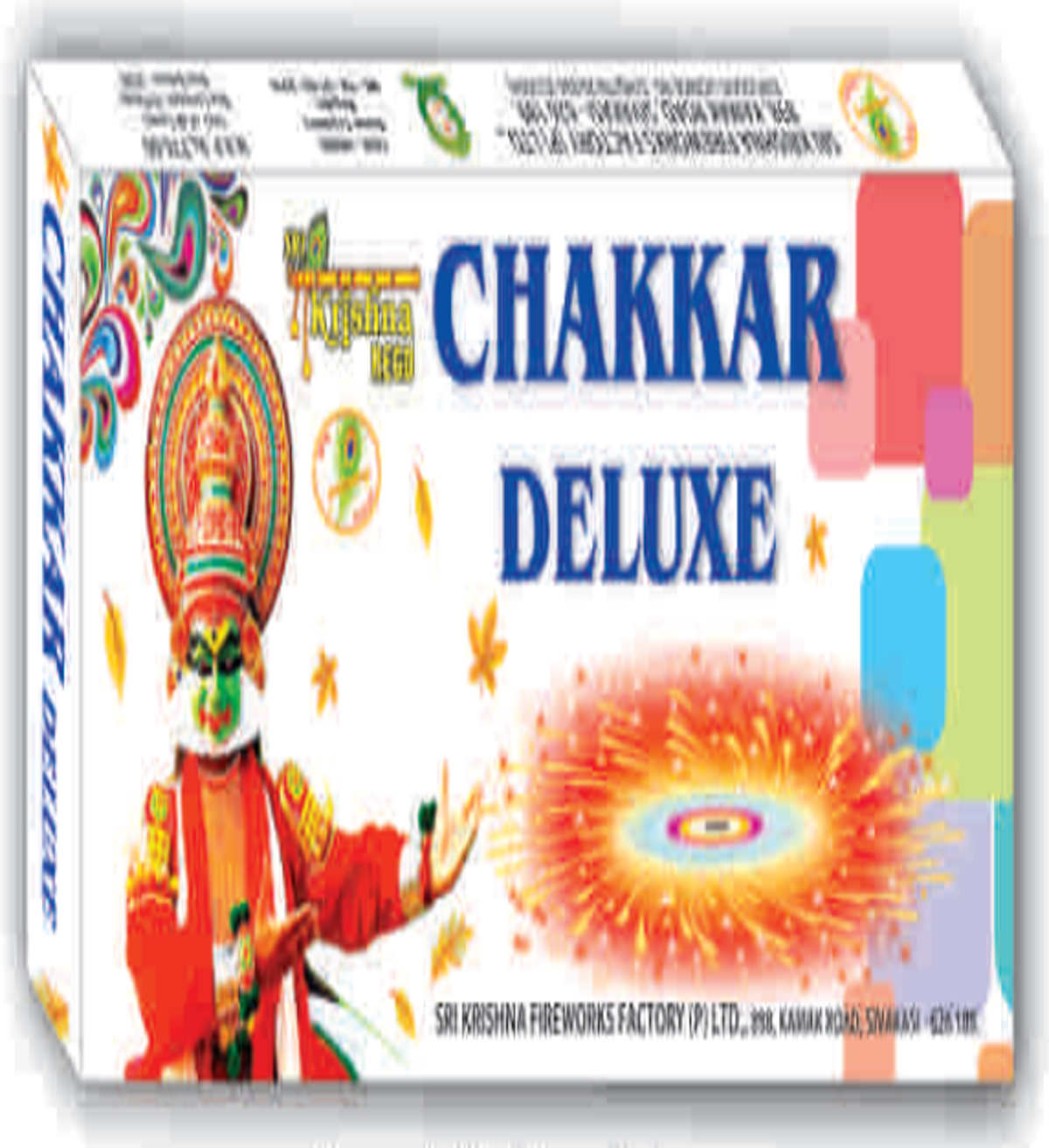 Ground Chakkar Deluxe | 10 Pcs | 1 Box<br> தரைச்சக்கரம் டீலக்ஸ் ( Krishna Crackers )