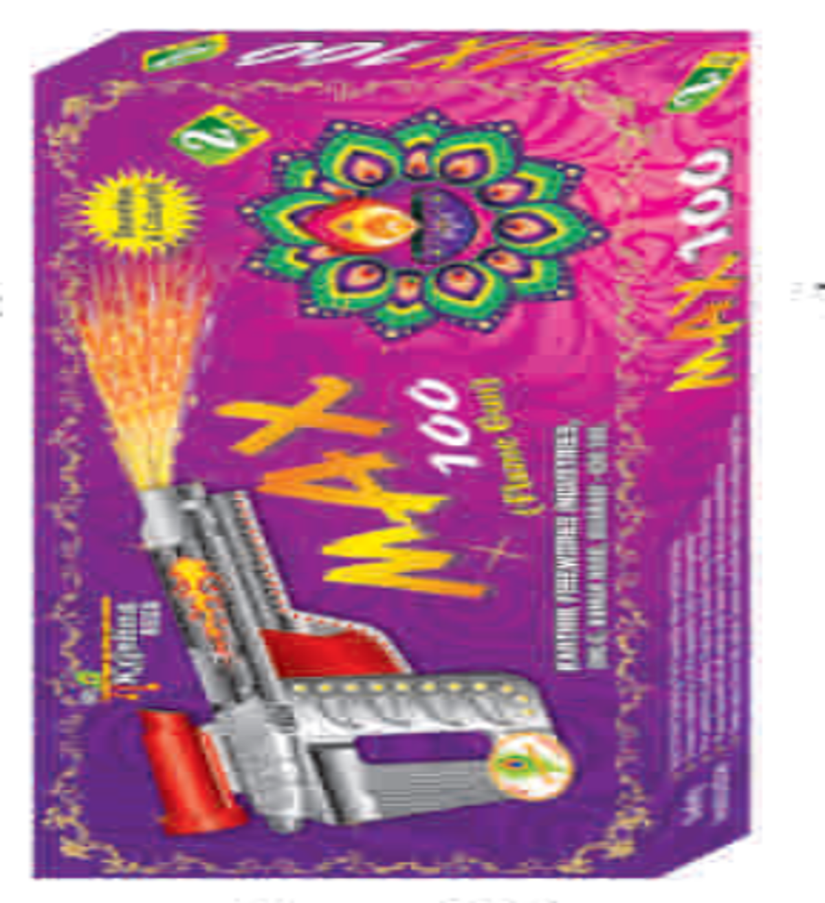 Max-100 | 2 Pcs  | 1 Box<br>மேக்ஸ் -100 ( Krishna Crackers )