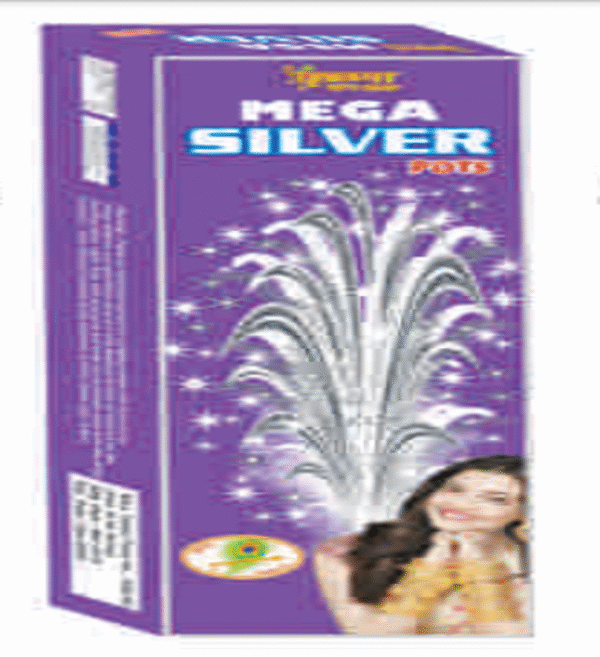 Mega Silver Pots | 10 Pcs | 1 Box<br> மெகா சில்வர்