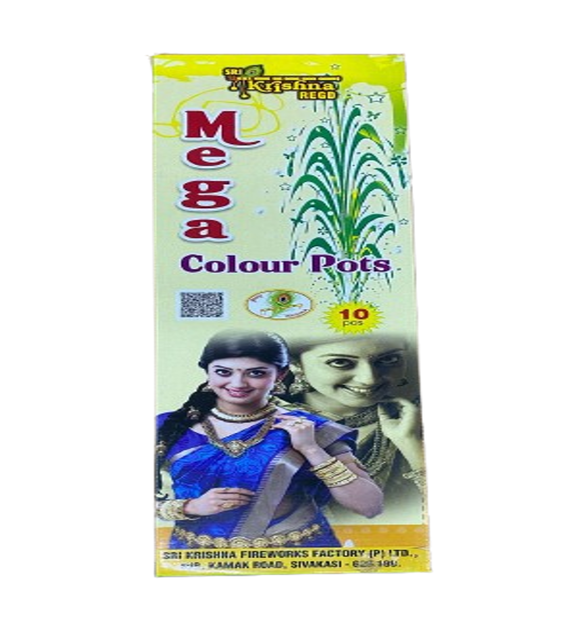 Mega Green Pots | 10 Pcs | 1 Box<br>மெகா பச்சை