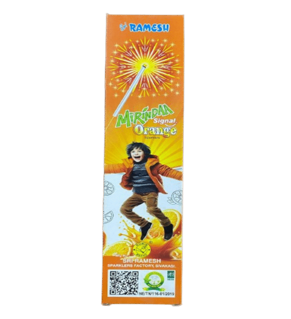 10 CM Orange Sparklers | 1 Box <br> 10 செ.மீ ஆரஞ்சு கலர் கம்பி