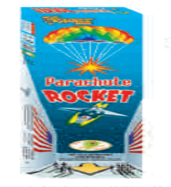 Parachute Rockets | 5 Pcs | 1 Box<br>பரஷூட் ராக்கெட் (Krishna Crackers )