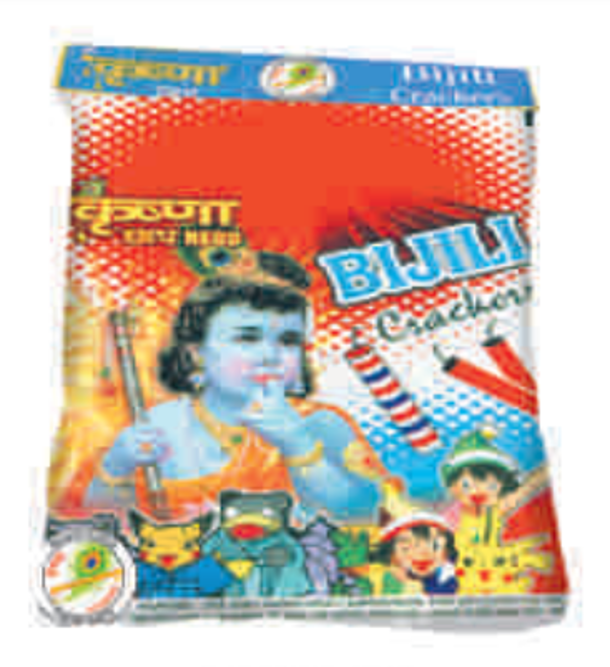 Red Bijili In Bags | 100 Pcs   சிவப்பு பிஜிலி